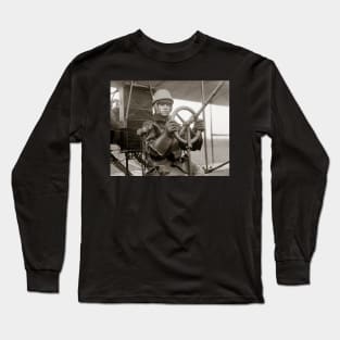 Young Aviator, 1912. Vintage Photo Long Sleeve T-Shirt